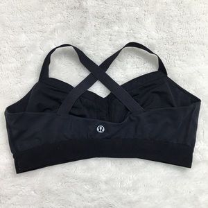 Lululemon Sports Bra Black Size 10